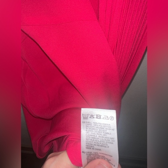 REISS CLAIRE PLEATED FITTED MIDI DRESS, NWOT - Picture 10 of 16